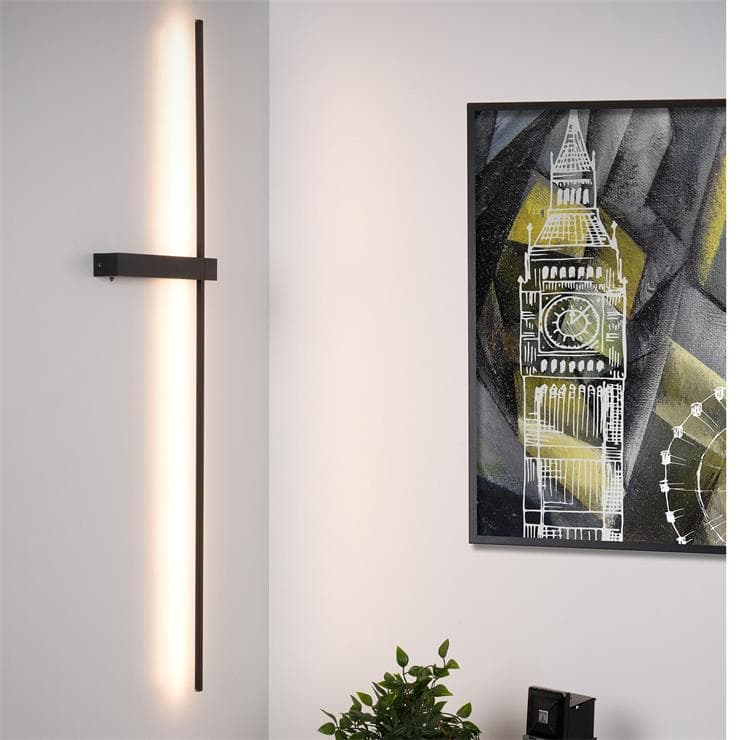 Applique murale LED Métal L90cm SEGIN Noir