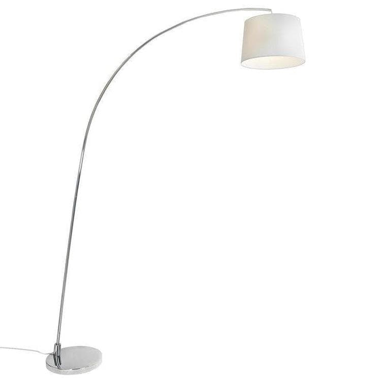 ARC-Lampadaire Arc H210cm Blanc Aluminor