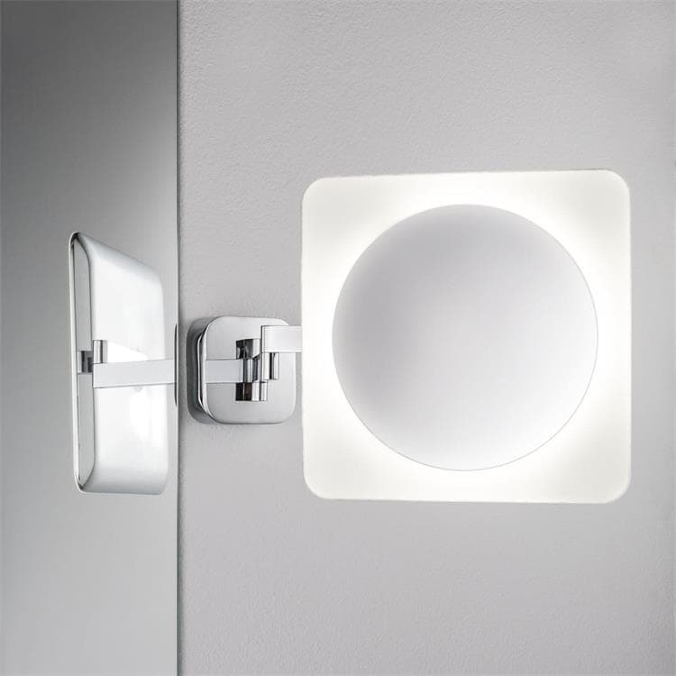 Miroir LED Métal H 23cm BELA chrome blanc