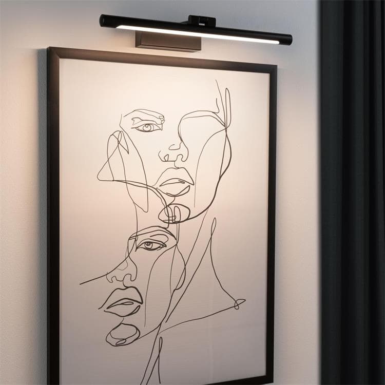 Eclairage de tableau LED Métal L 41.5cm MINGO Noir