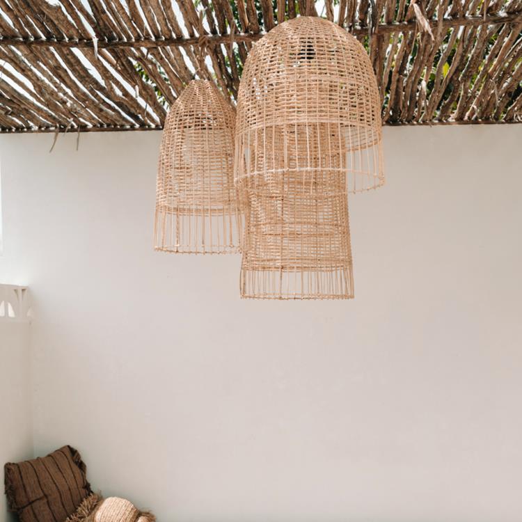 Suspension Rattan L50cm THE AMALFI naturel