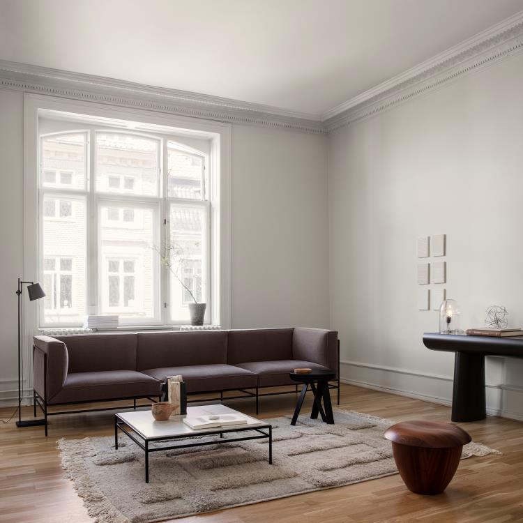 Lampadaire Métal H125cm LAB Noir