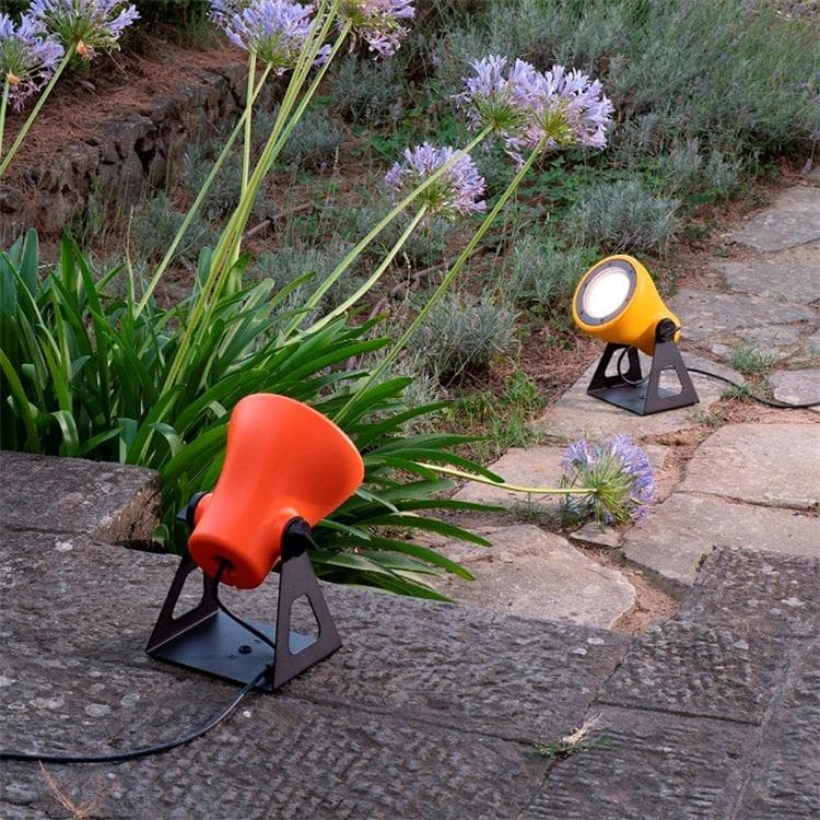 Lampe à poser extérieur Polyéthylène H25-30cm FROG Orange
