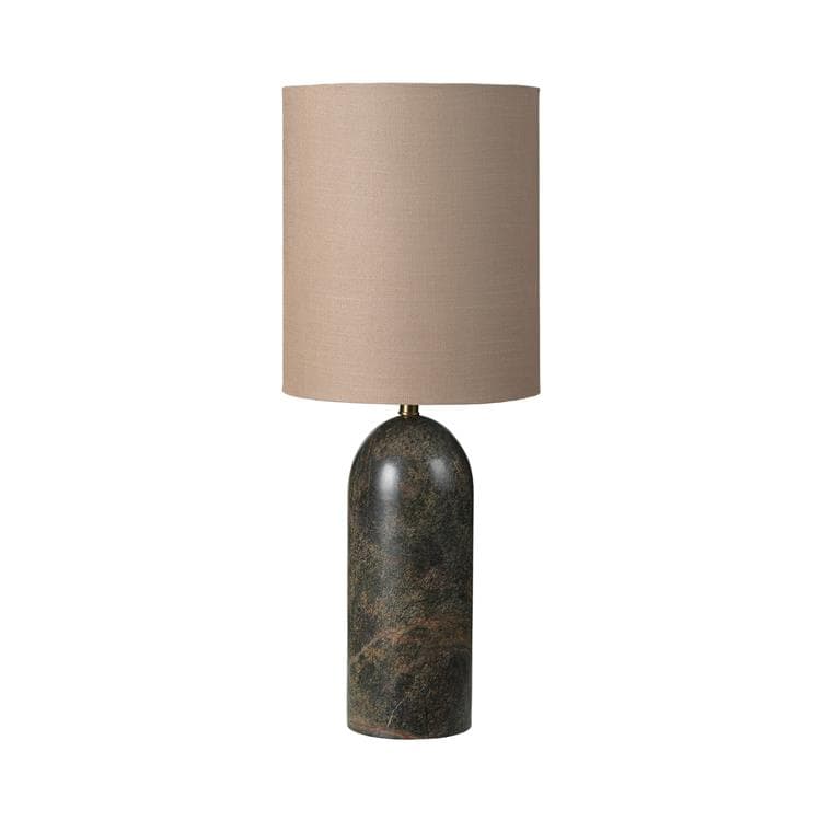 Lampe à poser Marbre H63cm ASTA vert et taupe