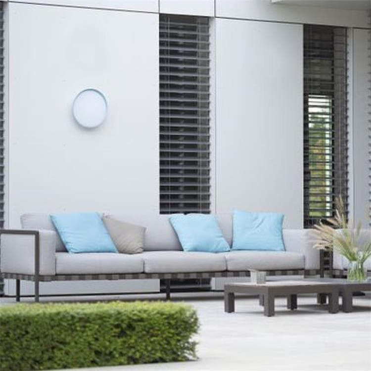 Applique murale d'Extérieur LED 2700K Aluminium H34.7cm MONA N°1 Blanc