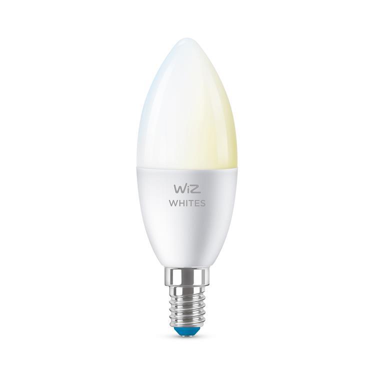 Ampoule LED connectée E14 4.9W=40W 470lm dimmable blanc chaud blanc froid Ø3.9cm FLAMME Blanc