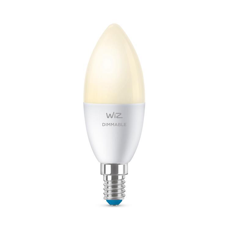 Ampoule LED connectée E14 4.9W=40W 470lm 2700K dimmable Ø3.9cm FLAMME Blanc
