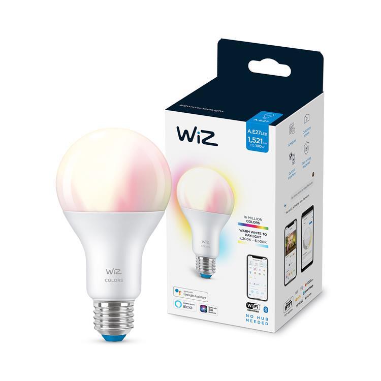 STANDARD Ampoule LED connectée E27 18.5W=150W 2452lm change de couleur  Ø8.3cm Blanc Wiz - LightOnline