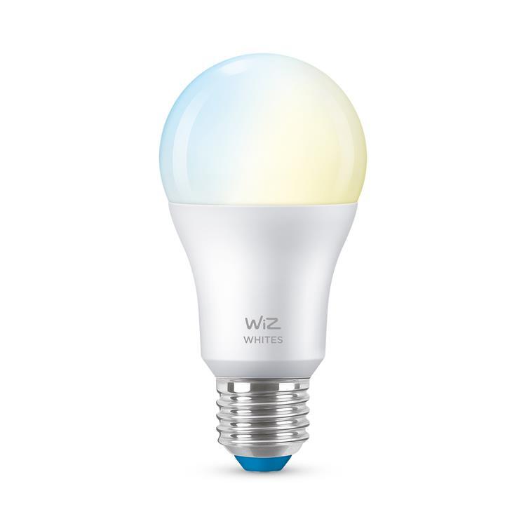 Ampoule LED connectée E27 8W=60W 806lm dimmable blanc chaud blanc froid Ø6cm STANDARD Blanc