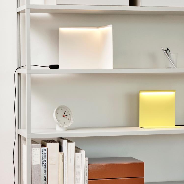 Lampe de bureau LED Métal H22cm LBM blanc crème