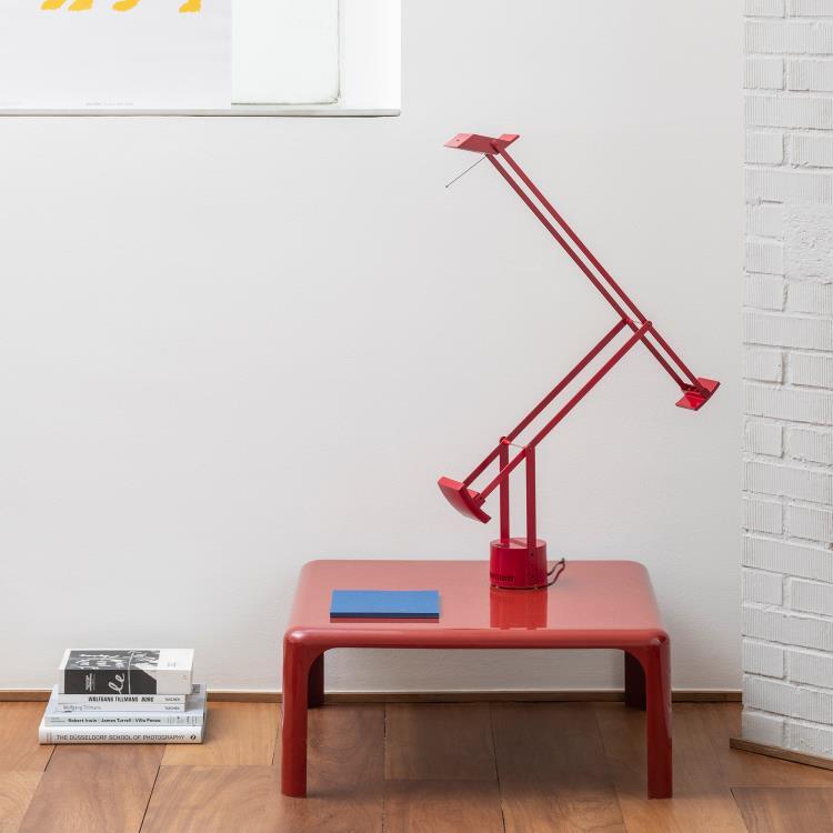 Lampe de bureau LED édition spéciale 50ème anniversaire H31.5-119cm TIZIO Rouge