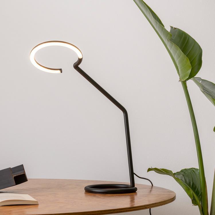 Lampe de bureau LED H48.5cm VINE LIGHT Noir