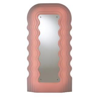 ULTRAFRAGOLA Miroir lumineux LED Fibre de Verre H195cm Rose