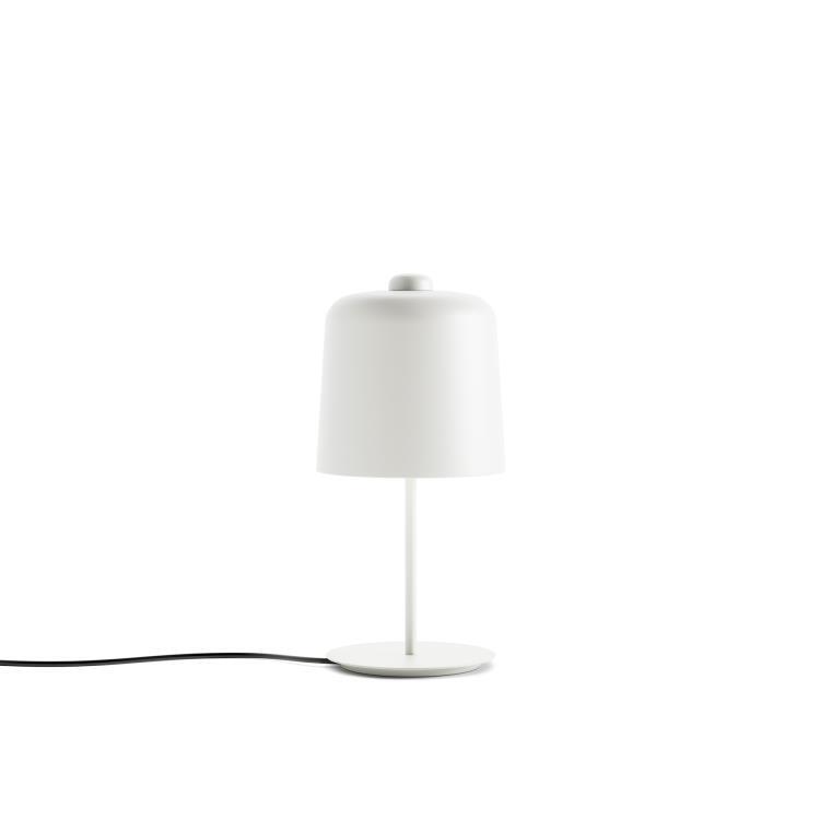 Lampe à poser aluminium et bioplastique LED H42cm ZILE Blanc