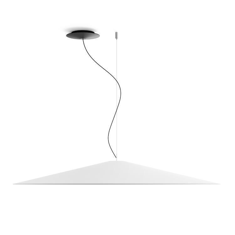 Suspension LED aluminium Ø110cm KOINÈ Blanc