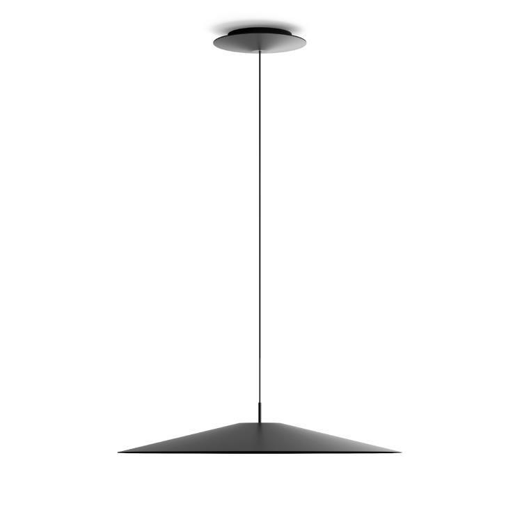 Suspension aluminium LED Ø55cm KOINÈ Noir