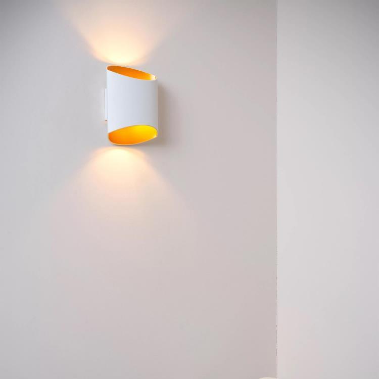 Applique murale G9 dimmable H18cm DILETTA Blanc