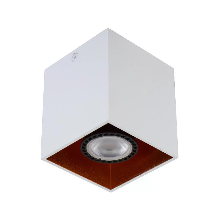 HYDE-Spot encastrable carré orientable L8,2cm Noir Faro L 8,2cm / l 8,2cm /  H 5,5cm