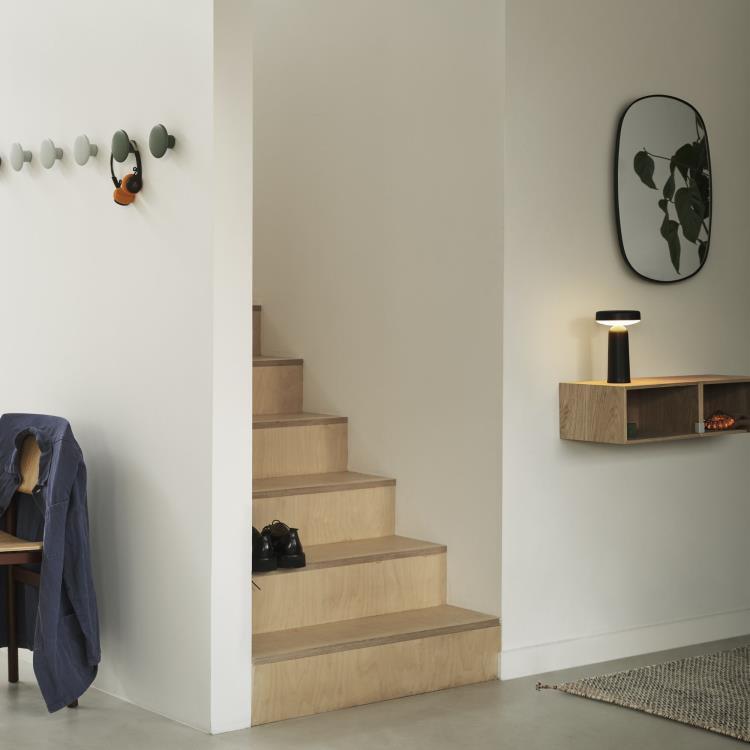 Lampe à poser sans fil d'extérieur H21.5cm EASE Noir
