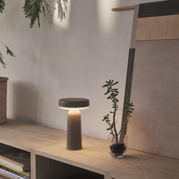 Lampe à poser sans fil d'extérieur H21.5cm EASE taupe