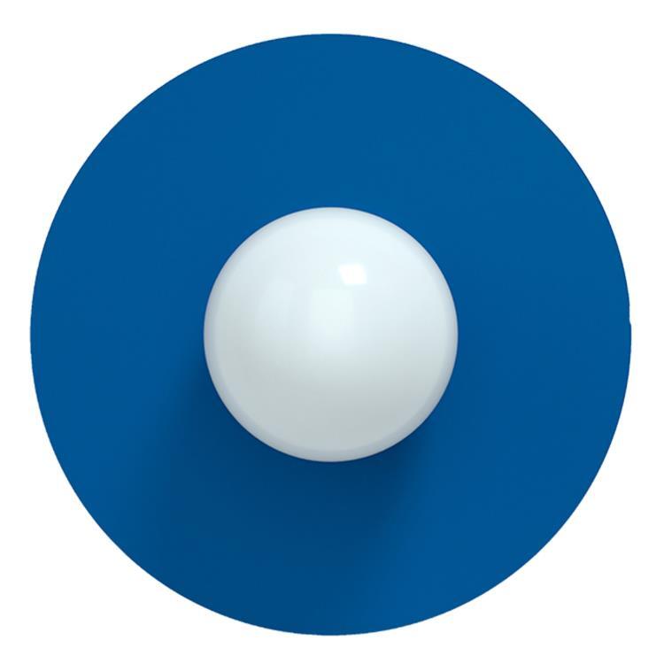 Applique murale LED 360° L37cm CANDY BIG CIRCLE S bleu électrique