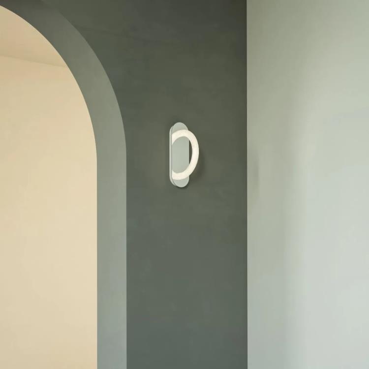 Applique murale LED avec dimmer H33.5cm OORT Blanc miroir