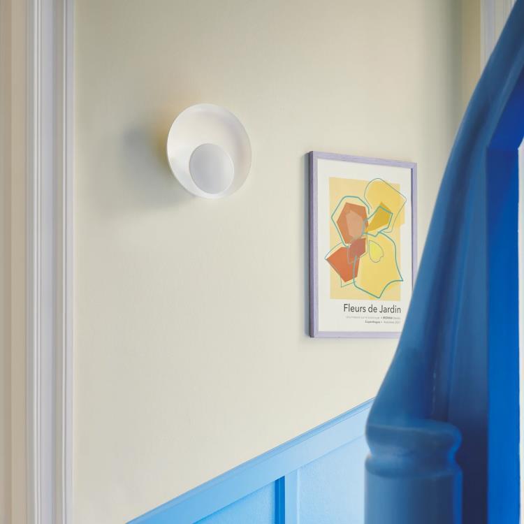 Applique murale LED PMMA Ø21cm MARSI Blanc