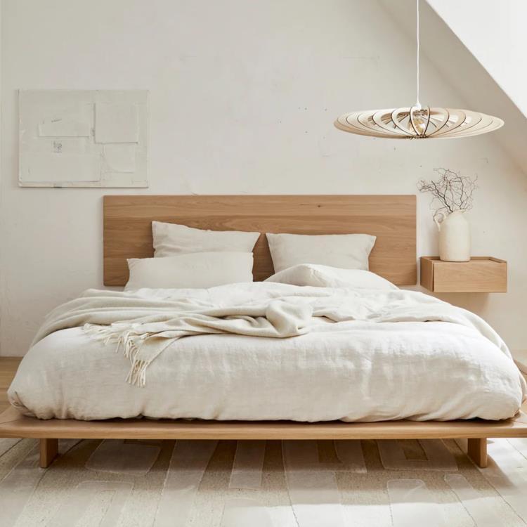 Suspension Bois FSC Ø85cm NEO Bois câble blanc