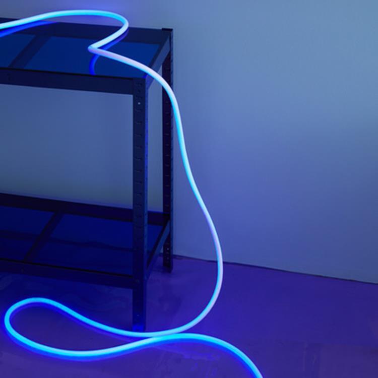 Lampe Néon LED Silicone L5m FLEX TUBE Bleu
