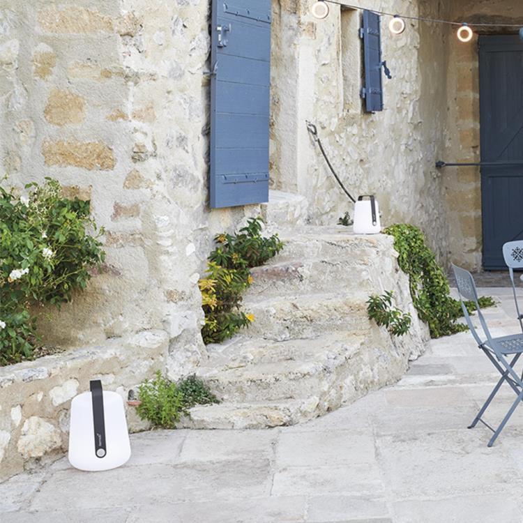 Lot de 2 Lampes nomades LED d'extérieur H38cm BALAD Carbone