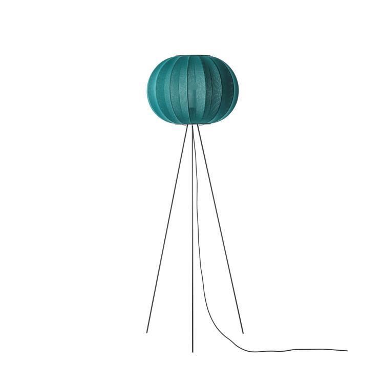 Lampadaire rond polyester tricoté Ø45cm KNIT WIT HIGH Herbe