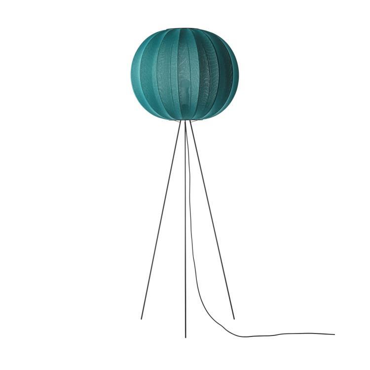 Lampadaire rond polyester tricoté Ø60cm KNIT WIT HIGH Herbe