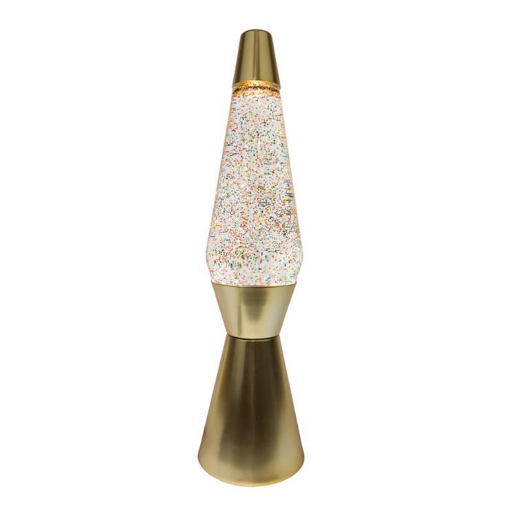 BULLET-Lampe lave Métal/Verre H40cm