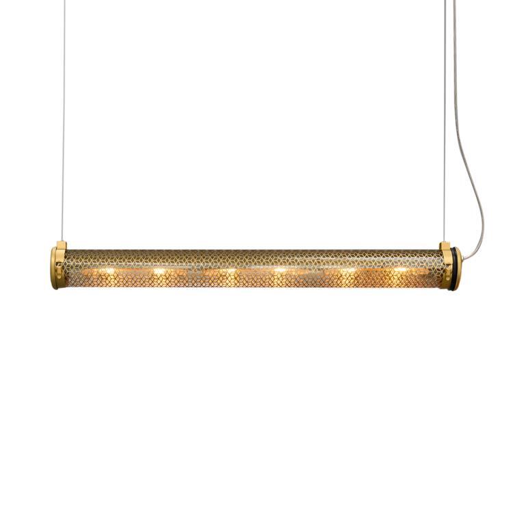 Suspension LED dimmable Métal L130cm VENDOME Brass