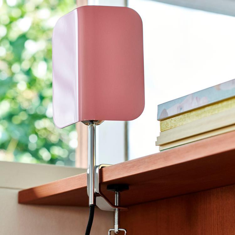Lampe à pincer avec câble H27cm APEX CLIP Luis pink