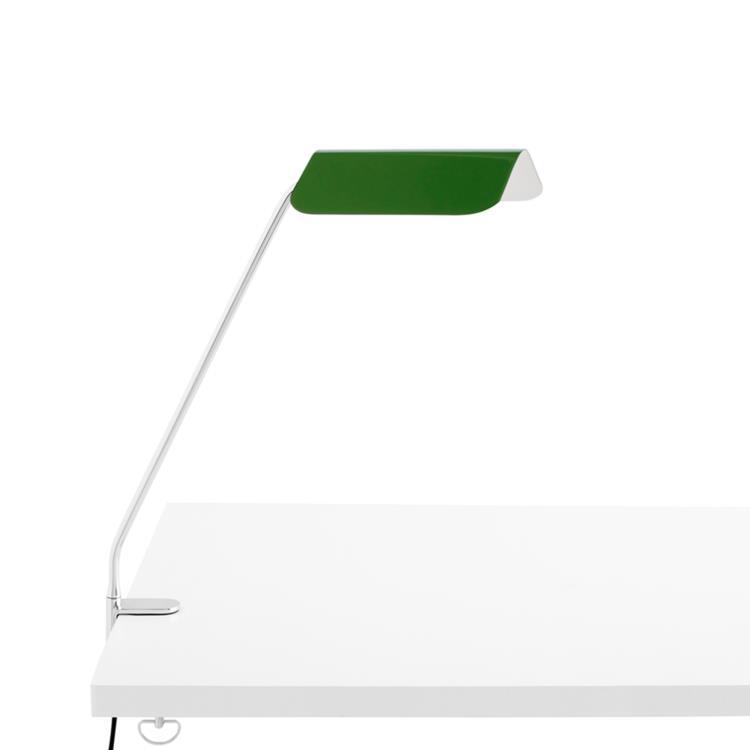 APEX CLIP Lampe de bureau à pincer H43cm vert emeraude Hay