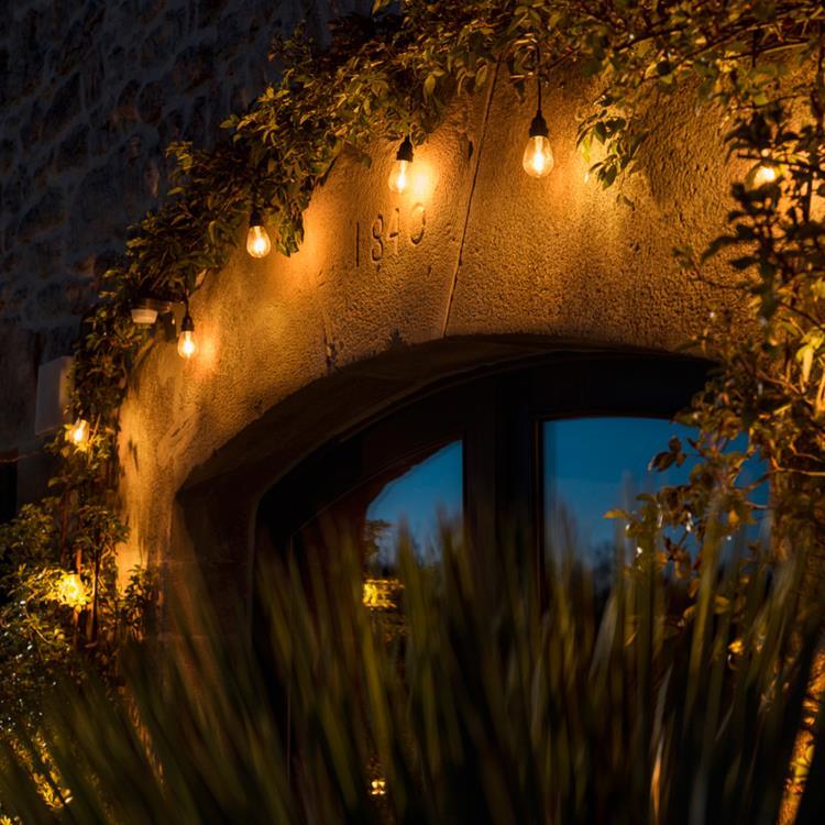Guirlande lumineuse d'extérieur 10 LED 4,5m LA GUINGUETTE DE MARIUS Transparent