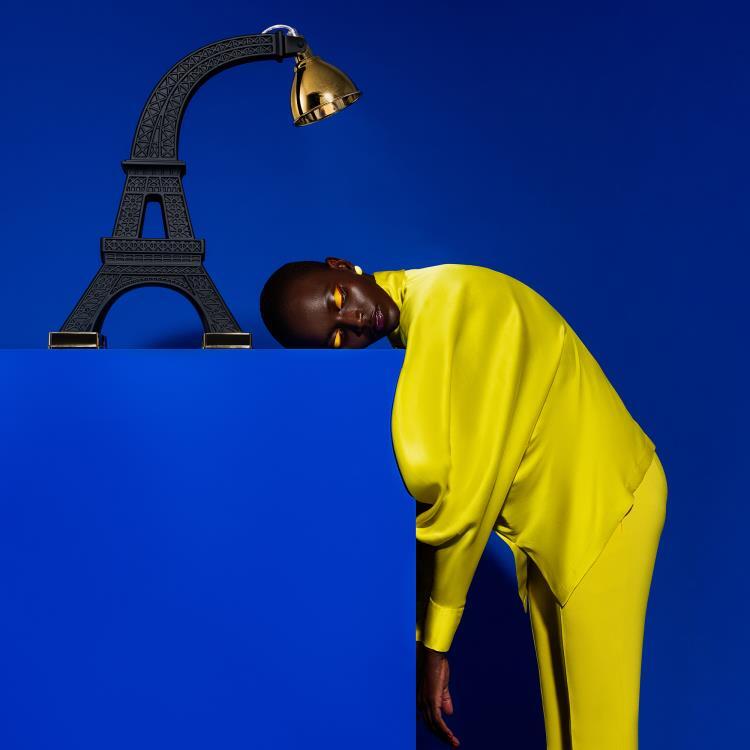 Lampe à poser Tour Eiffel H60cm PARIS M Noir