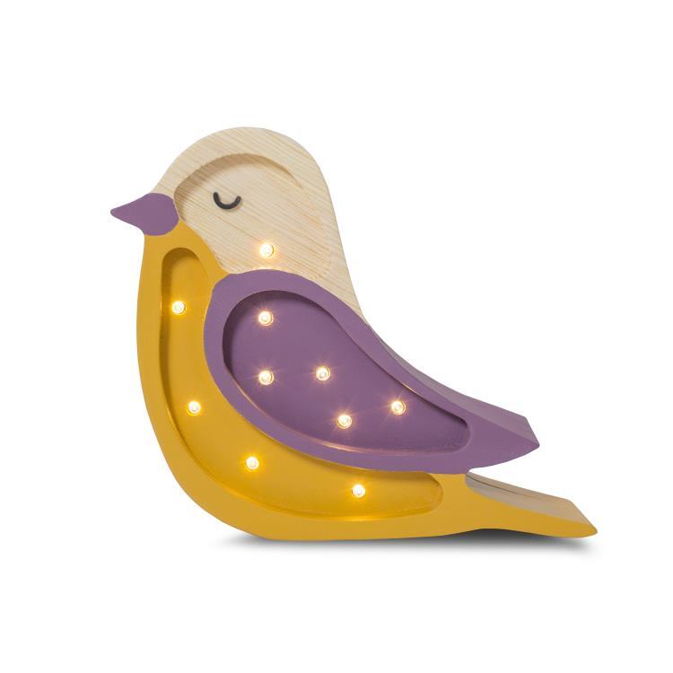 Lampe à poser LED Oiseau H20cm BIRD MINI bordeaux