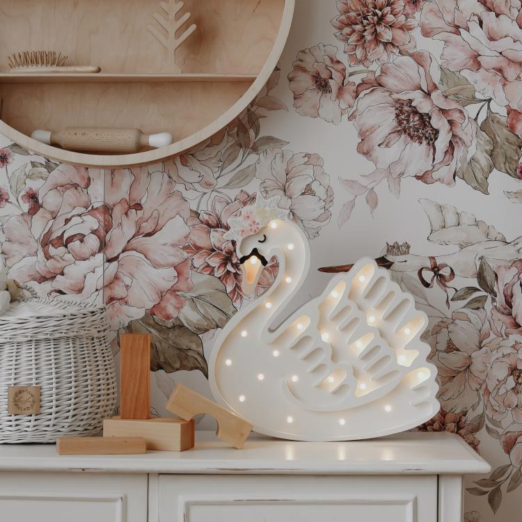 Lampe à poser LED Cygne H36cm SWAN Blanc