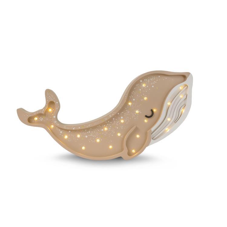 Lampe à poser LED Baleine H40cm WHALE Cinnamon Brown