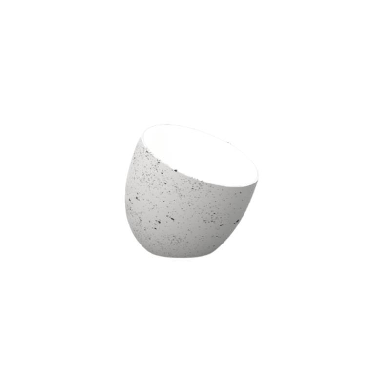 Lampe de sol LED Céramique variateur intégré H53cm PROJECTEUR Ciment