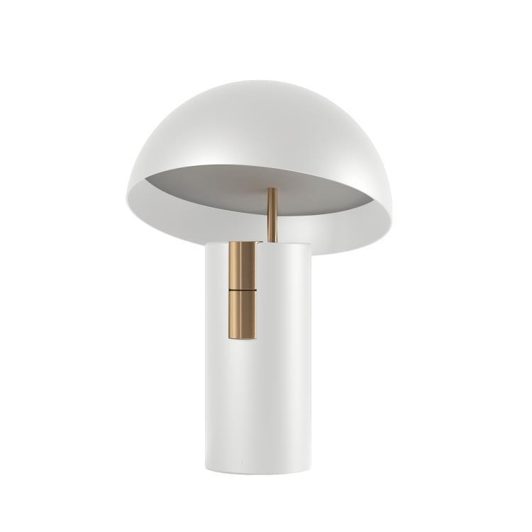 Lampe à poser LED Enceinte Métal H35cm ALTO Blanc