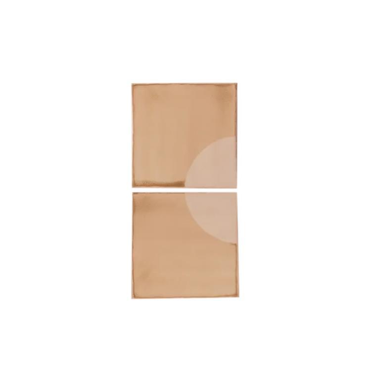 Applique murale Céramique H30cm TILES MOON beige