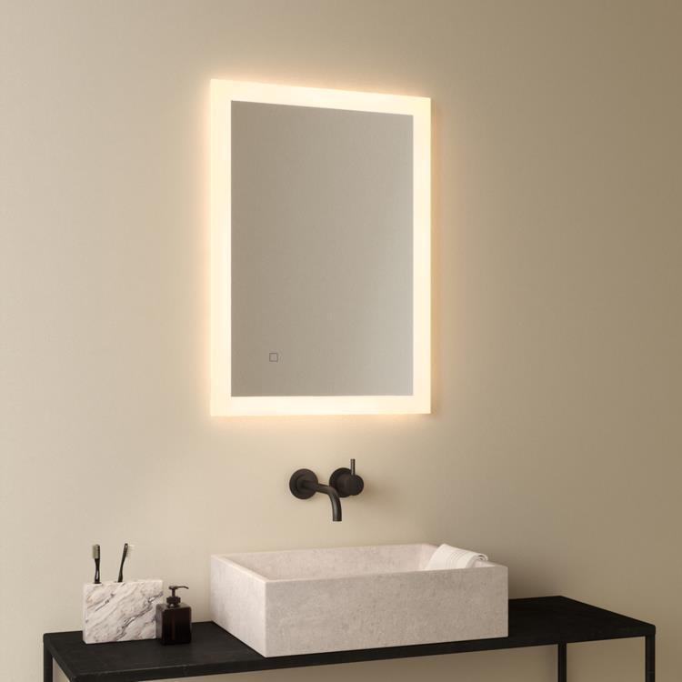 Miroir LED Salle de bain tactile H70cm ASCOT 700 Miroir