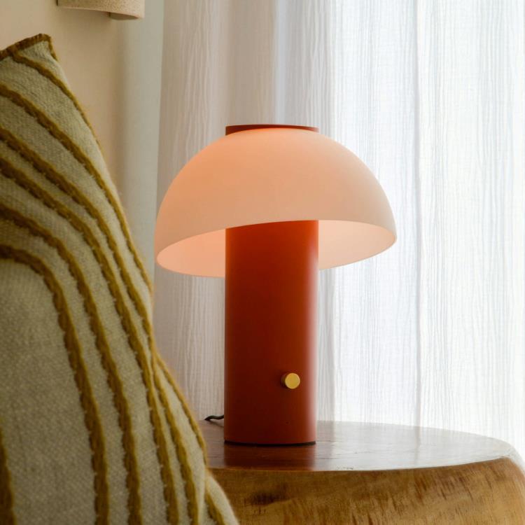 Lampe à poser LED Connectée Métal H30cm PICCOLO terracotta