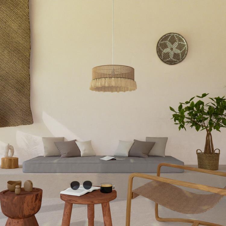 Suspension Jute Ø45cm ARIZONA LARGE naturel