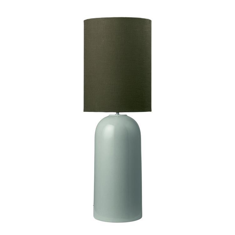 Lampe de sol Céramique/Coton H100cm ASLA Seagrass / Abat-jour Vert Armée