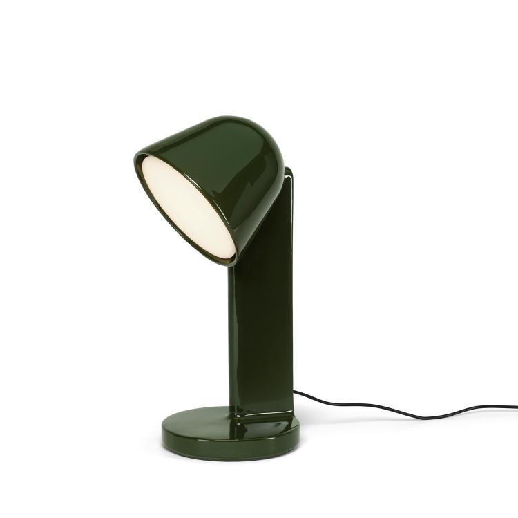 Lampe à poser Céramique Edition Limitée variateur intégré H50cm CERAMIQUE DOWN vert mousse