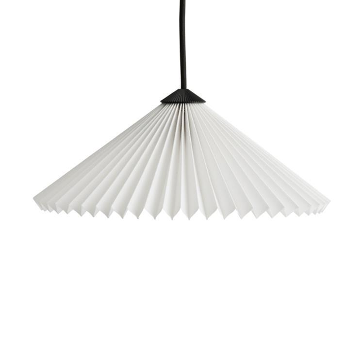 Suspension Coton Ø30cm MATIN Blanc